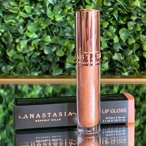 Anastasia Beverly Hills AMBER SPARKLE Lip Gloss | NEW | Neutral | ABH